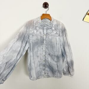 loveshackfancy cottagecore boho coastal victorian embroidered lace blouse shirt